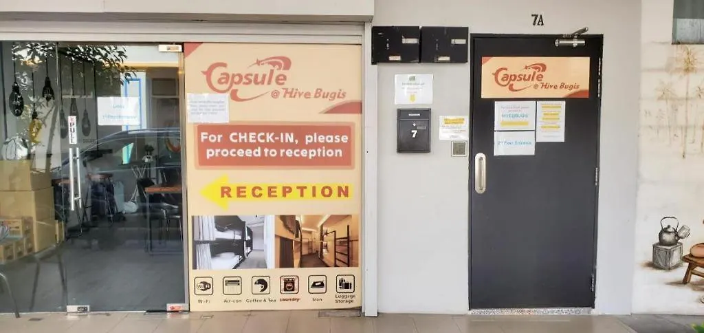 Capsule@Hive Bugis Hostel Singapore